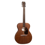Martin 000-10E Retro Sapele Auditorium Retro Acoustic Electric Guitar, Sapele/ Sapele w/ Soft Shell Case